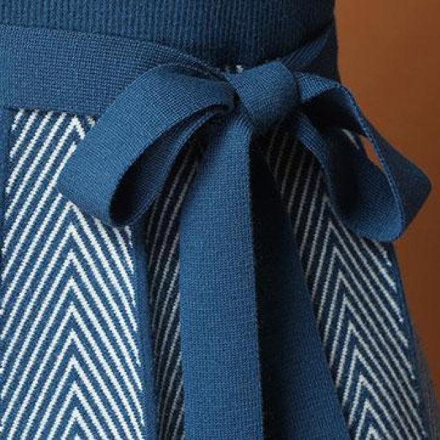 プリーツワンピース レディース ミディワンピ ミディアム丈 ワンピース 長袖 ニットワンピ 秋冬 フリルワンピ Mサイズ 3カラー < 女性ファッション  プリーツワンピース レディース ミディワンピ ミディアム丈 ワンピース 長袖 ニットワンピ 秋冬 フリルワンピ Mサイズ 3カラー < 女性ファッションの