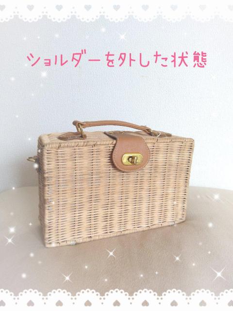 新品☆FIESTA*ラタンバッグ 内側花柄 < 女性ファッション  新品☆FIESTA*ラタンバッグ 内側花柄 < 女性ファッションの