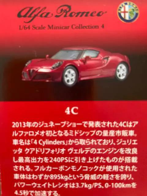 アルファロメオ4 4C ★京商サンクス限定★ < ホビー  アルファロメオ4 4C ★京商サンクス限定★ < ホビーの
