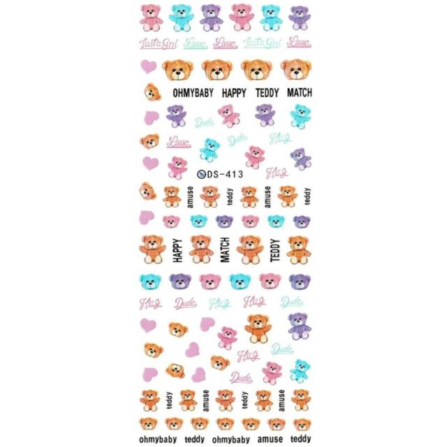 送料込み 新品未開封 テディベア ウォーターネイルシール @ < 香水/コスメ/ネイル  送料込み 新品未開封 テディベア ウォーターネイルシール @ < 香水/コスメ/ネイルの