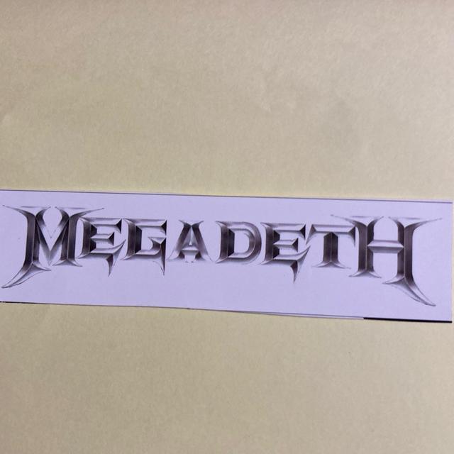 【値下げ】80年代当時物 メガデス / ロゴステッカー MEGADETH ハードロック ヘヴィメタル < タレントグッズ  【値下げ】80年代当時物 メガデス / ロゴステッカー MEGADETH ハードロック ヘヴィメタル  < タレントグッズの