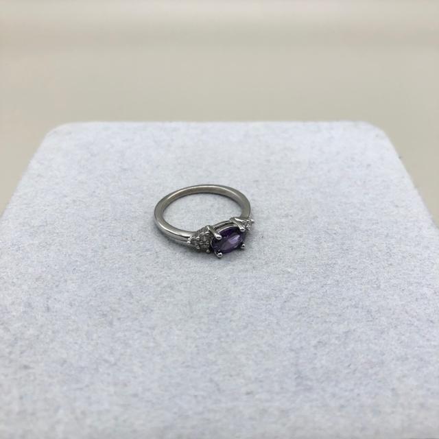即決 925 シルバー パープル リング 指輪 11号 < 女性アクセサリー/時計  即決 925 シルバー パープル リング 指輪 11号 < 女性アクセサリー/時計の
