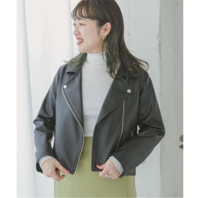 アーバンリサーチ 新品 フェイクレザーダブルライダースジャケット ライダース 黒 ブラック M < ブランド  アーバンリサーチ 新品 フェイクレザーダブルライダースジャケット ライダース 黒 ブラック M < ブランドの