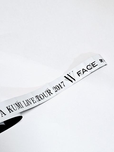 (103) 倖田來未 W FACE ライブテープ 白黒 全長99.6p < タレントグッズ  (103) 倖田來未 W FACE ライブテープ 白黒 全長99.6p < タレントグッズの