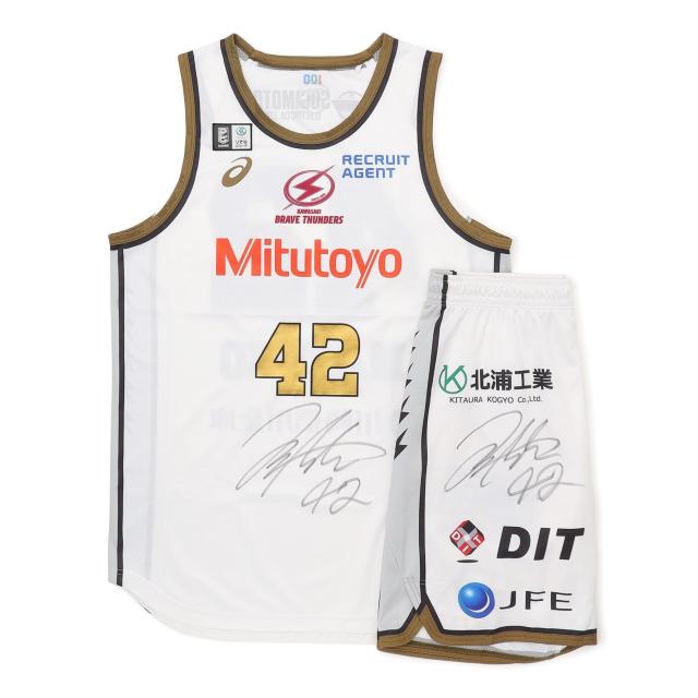 #42 �v�q ��ȑI�蒅�p 2024-25�I�[�Z���e�B�b�N���j�t�H�[��(AWAY�j�㉺�Z�b�g(���M�T�C������) 