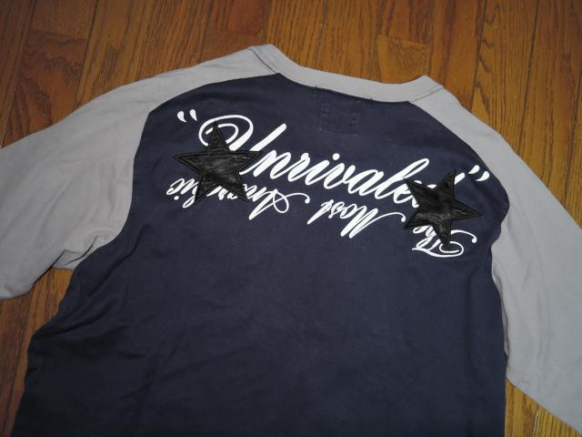 M&M CUSTOM PERFORMANCE エムアンドエム × UNRIVALED アンライバルド 7分丈ロンTシャツ S 紺 < 男性ファッション  M&M CUSTOM PERFORMANCE エムアンドエム × UNRIVALED アンライバルド 7分丈ロンTシャツ S 紺 < 男性ファッションの