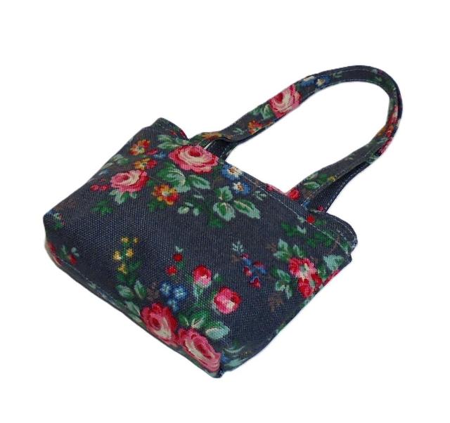 ◆ミニ◆キャスキッドソン/Cath Kidston◆ピンク薔薇×アッシュグレー地◆両面外ポケットA小物入れポーチ < 女性ファッション  ◆ミニ◆キャスキッドソン/Cath Kidston◆ピンク薔薇×アッシュグレー地◆両面外ポケットA小物入れポーチ < 女性ファッションの