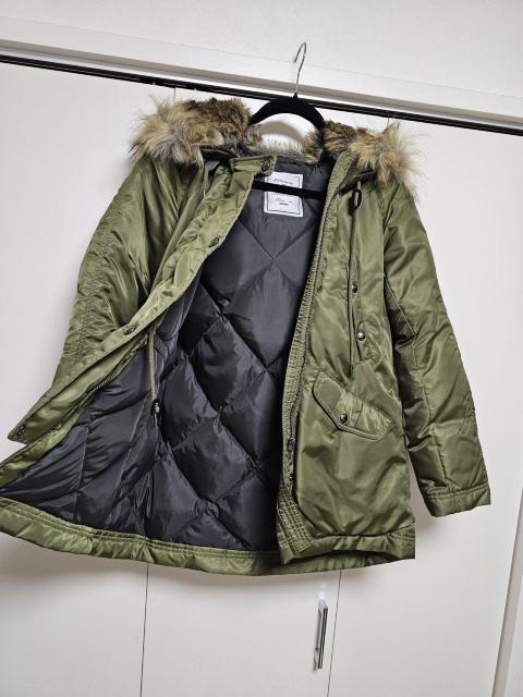 【新品】 BACK NUMBER ダウンジャケットモッズコート カーキ L < ブランド 【新品】 BACK NUMBER ダウンジャケットモッズコート カーキ L < ブランドの