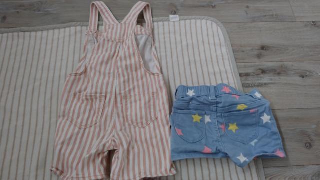 GAP オーバーオール ショートパンツ デニム2点3才 90サイズ < ブランド  GAP オーバーオール ショートパンツ デニム2点3才 90サイズ < ブランドの