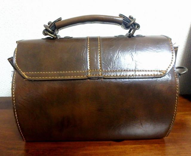 ◆ハンドバッグ レザー ブラウン 中古品 < 男性ファッション  ◆ハンドバッグ レザー ブラウン 中古品 < 男性ファッションの