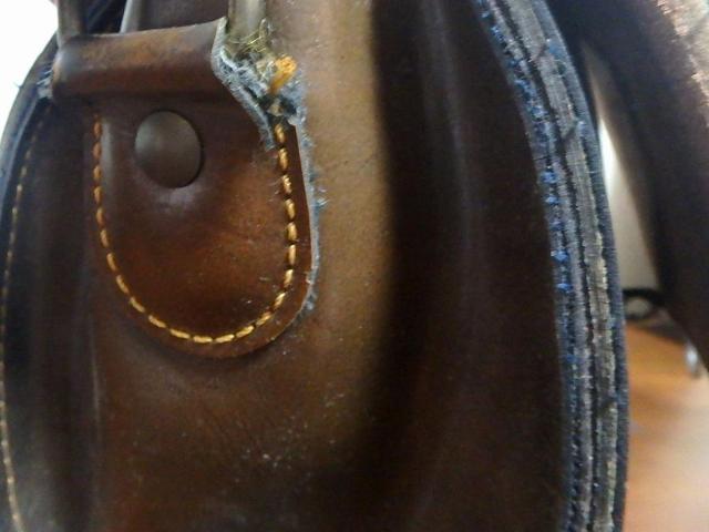 ◆ハンドバッグ レザー ブラウン 中古品 < 男性ファッション  ◆ハンドバッグ レザー ブラウン 中古品 < 男性ファッションの