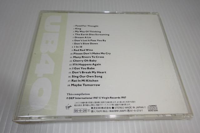 CDUB40The Best Of UB40(A)xXg2270~  CD/DVD/rfI 