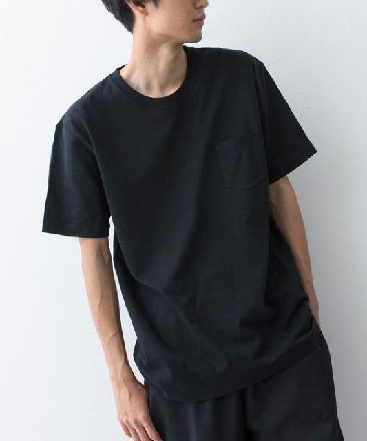 定価3,850円【新品】着ていく度にアジが出てくる●透けない 7.1 スリーブポケットTシャツ●黒ブラック●M < 男性ファッション  定価3,850円【新品】着ていく度にアジが出てくる●透けない 7.1 スリーブポケットTシャツ●黒ブラック●M < 男性ファッションの