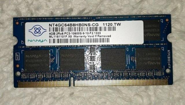 NANYA NT4GC64B8HBONS-CG 4GB m[gubN SODIMM DDR3 PC12800(1600) UNBU   PC{/Ӌ@ 