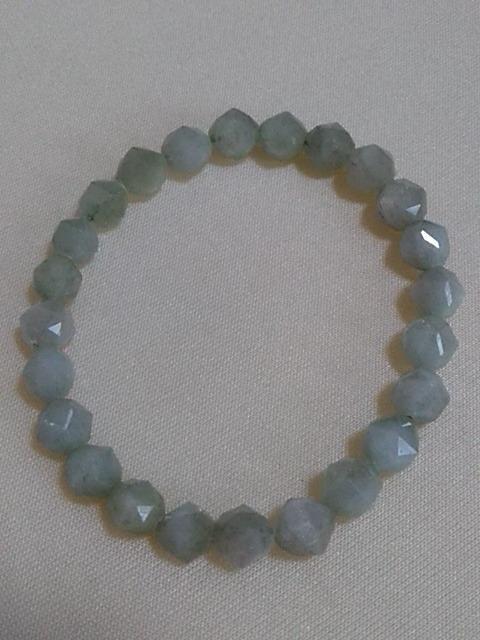 天然石 カットビーズ8ミリブレスレット < 女性アクセサリー/時計 天然石 カットビーズ8ミリブレスレット < 女性アクセサリー/時計の