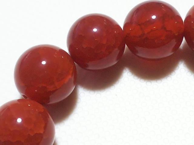 天然石★赤龍紋瑪瑙 10mm ブレス < 女性アクセサリー/時計 天然石★赤龍紋瑪瑙 10mm ブレス < 女性アクセサリー/時計の