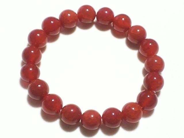 天然石★赤龍紋瑪瑙 10mm ブレス < 女性アクセサリー/時計 天然石★赤龍紋瑪瑙 10mm ブレス < 女性アクセサリー/時計の