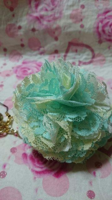 姫デコたっぷりレースキーホルダーストラップ色指定80o程1個 < 女性ファッション  姫デコたっぷりレースキーホルダーストラップ色指定80o程1個 < 女性ファッションの