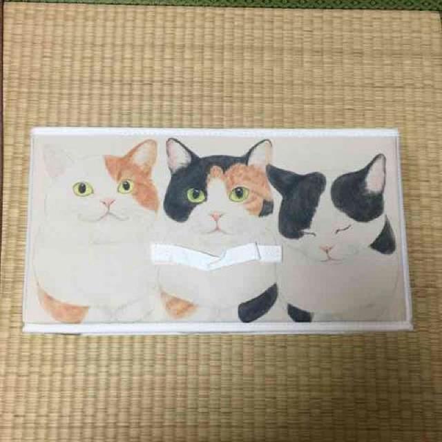 フェリシモ猫部・香箱座りブチ柄猫イラスト収納ボックス。 < ブランド  フェリシモ猫部・香箱座りブチ柄猫イラスト収納ボックス。 < ブランドの