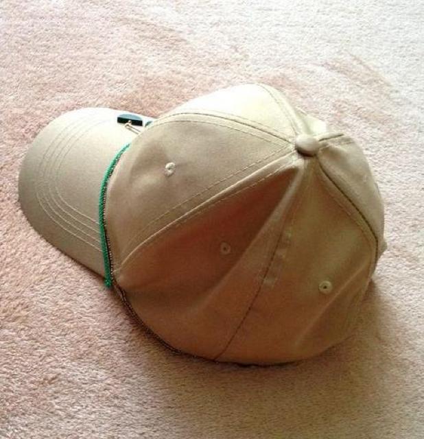 男女兼用■スタッズ ウッドモチーフ■ベージュ キャップ 帽子 < 女性ファッション  男女兼用■スタッズ ウッドモチーフ■ベージュ キャップ 帽子 < 女性ファッションの