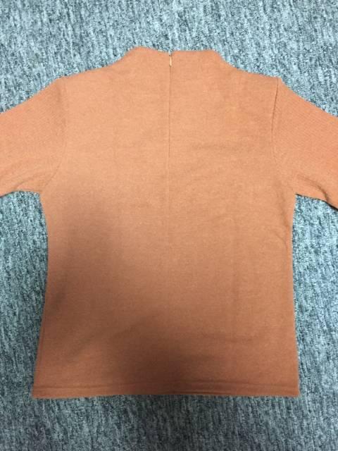 オレンジ系長袖厚地カットソー&前開きファスナーベスト2点セット < 女性ファッション  オレンジ系長袖厚地カットソー&前開きファスナーベスト2点セット < 女性ファッションの
