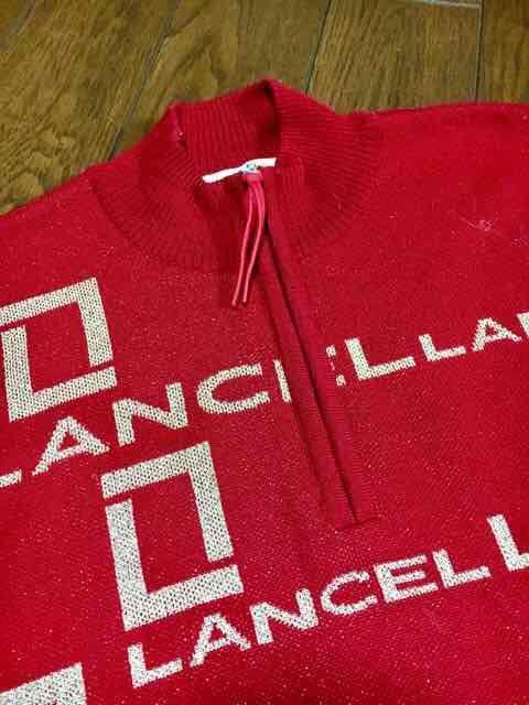 【美品】LANCEL◆ランセル◆ロゴ入高級ニット◆L < 女性ファッション  【美品】LANCEL◆ランセル◆ロゴ入高級ニット◆L < 女性ファッションの
