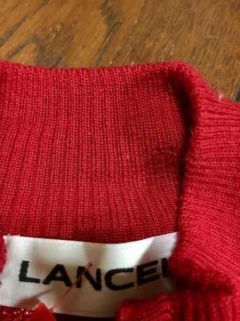 【美品】LANCEL◆ランセル◆ロゴ入高級ニット◆L < 女性ファッション  【美品】LANCEL◆ランセル◆ロゴ入高級ニット◆L < 女性ファッションの