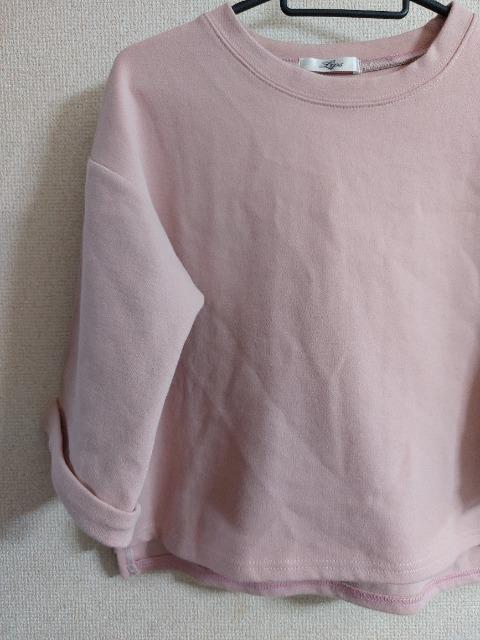 トレーナー生地半袖ピンク < 女性ファッション  トレーナー生地半袖ピンク < 女性ファッションの