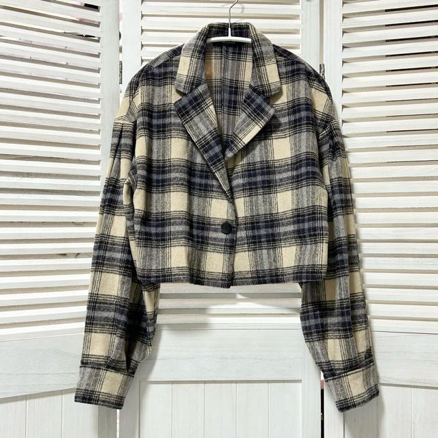 極美品 w closet ダブルクローゼット 起毛チェック セットアップ < ブランド  極美品 w closet ダブルクローゼット 起毛チェック セットアップ < ブランドの