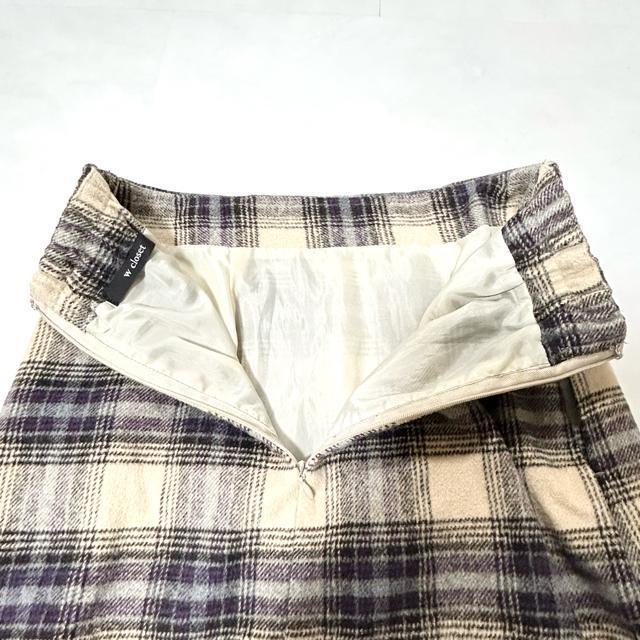 極美品 w closet ダブルクローゼット 起毛チェック セットアップ < ブランド  極美品 w closet ダブルクローゼット 起毛チェック セットアップ < ブランドの
