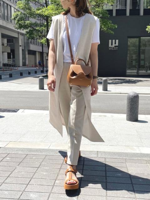 クラシカルエルフ2wayコットンリネンダブルボタンロングジレ・ジャンパースカート < 女性ファッション  クラシカルエルフ2wayコットンリネンダブルボタンロングジレ・ジャンパースカート  < 女性ファッションの