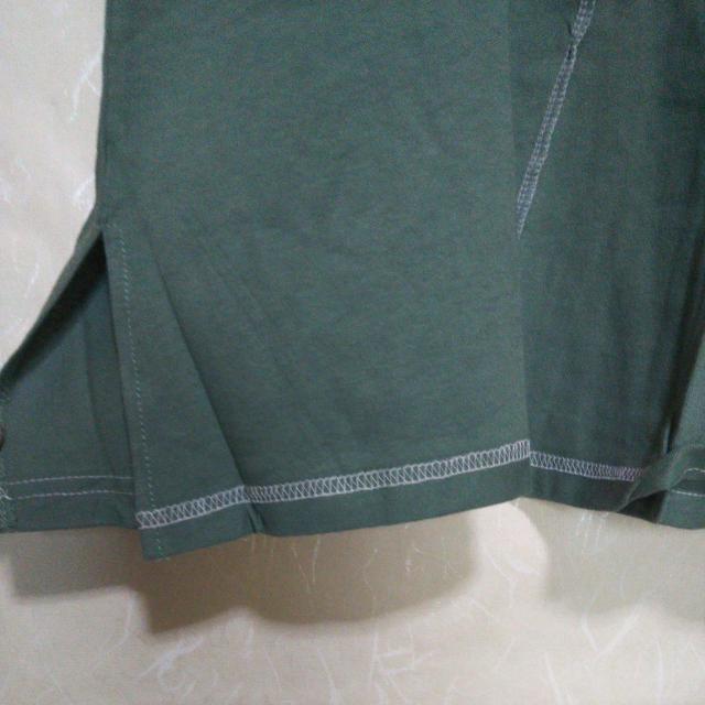 【定価3,520円】アンティカ Antiqua Tシャツワンピ モスグリーン サイズS〜L位 送料無料即決 < ブランド  【定価3,520円】アンティカ Antiqua Tシャツワンピ モスグリーン サイズS〜L位 送料無料即決 < ブランドの