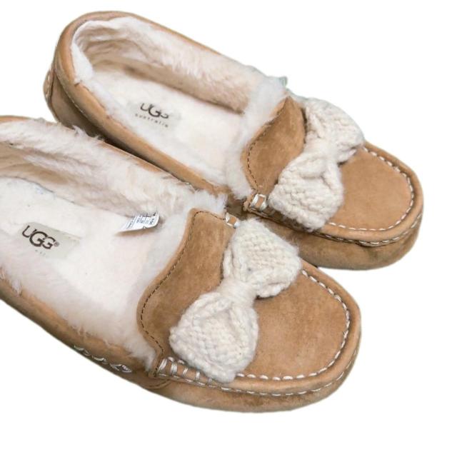 ◆UGG/アグ◆定番Ansleyアンスレーニットリボン★ベージュ7サイズ*ノードストローム購入♪ < ブランド  ◆UGG/アグ◆定番Ansleyアンスレーニットリボン★ベージュ7サイズ*ノードストローム購入♪ < ブランドの