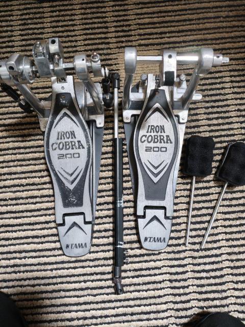 TAMA IRON COBRA 200 ツインペダル&静音ビーター < ホビー TAMA IRON COBRA 200 ツインペダル&静音ビーター < ホビーの