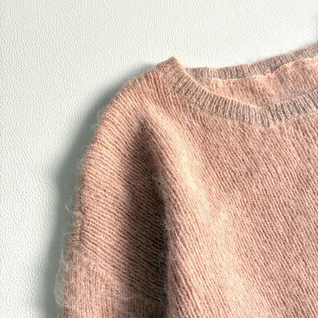 ◆上質◆アバハウス◆アンゴラ混◆ふわふわ長袖ニット◆サーモンピンク◆モヘヤ風◆M < ブランド ◆上質◆アバハウス◆アンゴラ混◆ふわふわ長袖ニット◆サーモンピンク◆モヘヤ風◆M < ブランドの