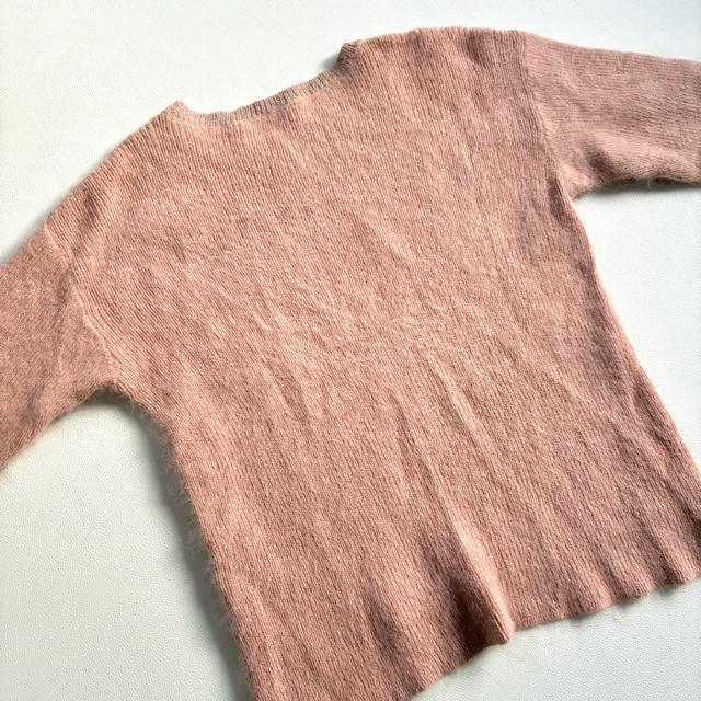 ◆上質◆アバハウス◆アンゴラ混◆ふわふわ長袖ニット◆サーモンピンク◆モヘヤ風◆M < ブランド ◆上質◆アバハウス◆アンゴラ混◆ふわふわ長袖ニット◆サーモンピンク◆モヘヤ風◆M < ブランドの