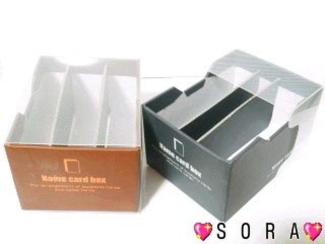 名刺やカードの整理に♪便利ネームカードBOX.名刺整理箱 ブラック < 男性ファッション 名刺やカードの整理に♪便利ネームカードBOX.名刺整理箱 ブラック < 男性ファッションの