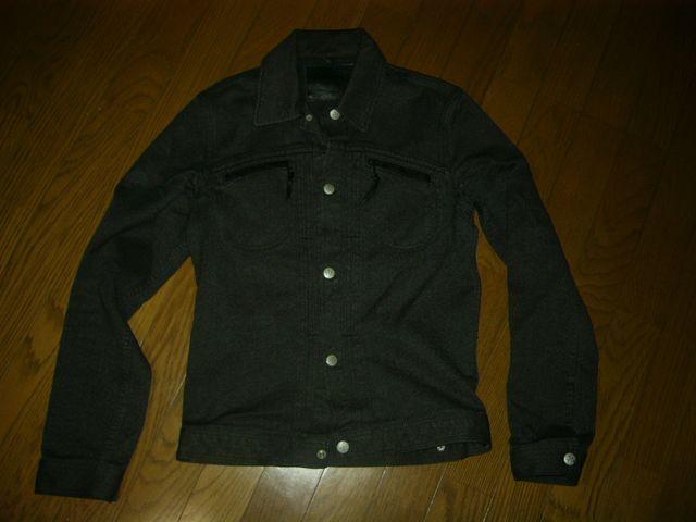 サウスロードSOUTH ROADデニムジャケットS黒系刺繍ステッチ < 男性ファッション  サウスロードSOUTH ROADデニムジャケットS黒系刺繍ステッチ < 男性ファッションの