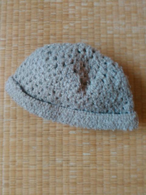 ☆ハンドメイド ニット帽 ベージュ色 頭周り56p 未使用品  < 女性ファッション  ☆ハンドメイド ニット帽 ベージュ色 頭周り56p 未使用品   < 女性ファッションの