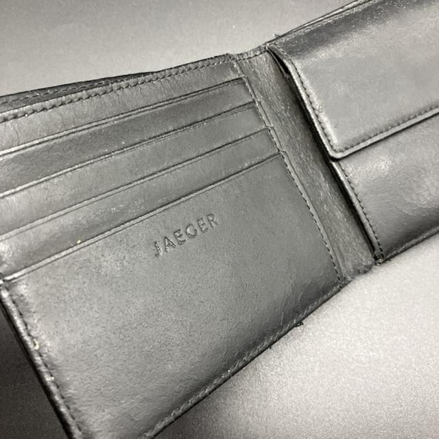 即決 JAEGER ジャガー 二つ折り財布 < ブランド  即決 JAEGER ジャガー 二つ折り財布 < ブランドの