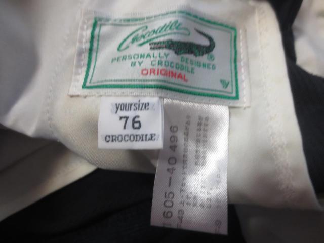CROCODILE クロコダイル ポリエステル スラックス 76 日本製 < ブランド CROCODILE クロコダイル ポリエステル スラックス 76 日本製 < ブランドの