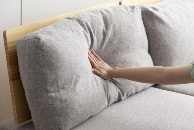 【送料無料】【4点セット】Ricordo ファブリックローソファ3脚+オットマン1脚 天然木 ファブリック ポケットコイル < インテリア/ライフ 【送料無料】【4点セット】Ricordo ファブリックローソファ3脚+オットマン1脚 天然木 ファブリック ポケットコイル < インテリア/ライフの