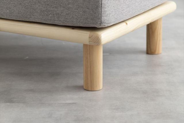 【送料無料】【4点セット】Ricordo ファブリックローソファ3脚+オットマン1脚 天然木 ファブリック ポケットコイル < インテリア/ライフ 【送料無料】【4点セット】Ricordo ファブリックローソファ3脚+オットマン1脚 天然木 ファブリック ポケットコイル < インテリア/ライフの