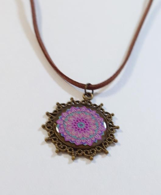 アンティークボヘミアン☆ハンドメイドレジンネックレス   エスニック  曼陀羅   アンティーク   ペンダント  ネックレス < 女性ファッション  アンティークボヘミアン☆ハンドメイドレジンネックレス   エスニック  曼陀羅   アンティーク   ペンダント  ネックレス < 女性ファッションの