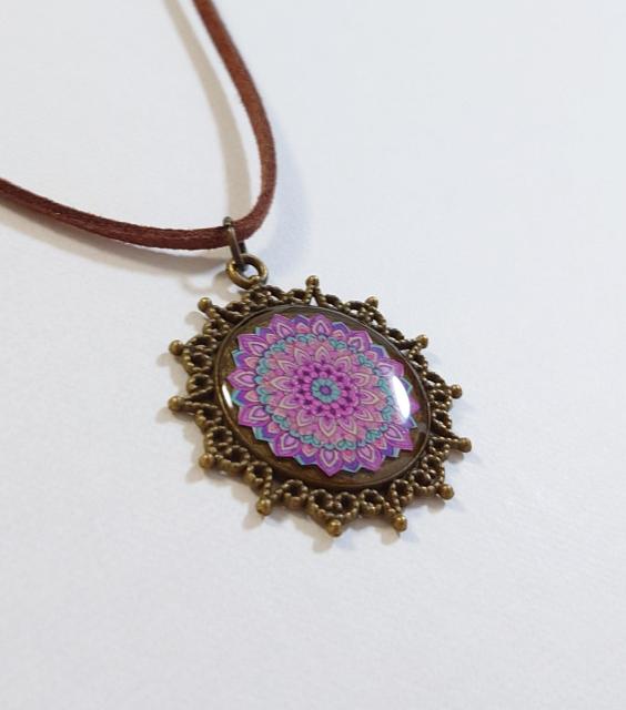 アンティークボヘミアン☆ハンドメイドレジンネックレス   エスニック  曼陀羅   アンティーク   ペンダント  ネックレス < 女性ファッション  アンティークボヘミアン☆ハンドメイドレジンネックレス   エスニック  曼陀羅   アンティーク   ペンダント  ネックレス < 女性ファッションの