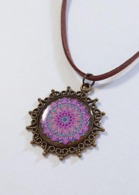 アンティークボヘミアン☆ハンドメイドレジンネックレス   エスニック  曼陀羅   アンティーク   ペンダント  ネックレス < 女性ファッション  アンティークボヘミアン☆ハンドメイドレジンネックレス   エスニック  曼陀羅   アンティーク   ペンダント  ネックレス < 女性ファッションの