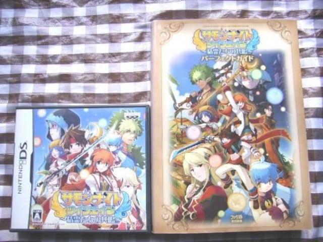 DS サモンナイト ツインエイジ 精霊たちの共鳴 ハガキ 攻略本セット パーフェクトガイド Summon Night < ゲーム本体/ソフト DS サモンナイト ツインエイジ 精霊たちの共鳴 ハガキ 攻略本セット パーフェクトガイド Summon Night < ゲーム本体/ソフトの