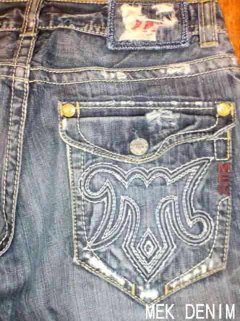 □MEK DENIM/メックデニム ヴィンテージ加工セレブ デニムパンツ/W31L34 < 男性ファッション  □MEK DENIM/メックデニム ヴィンテージ加工セレブ デニムパンツ/W31L34 < 男性ファッションの
