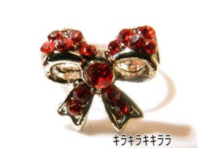 《New》ageha掲載★エタニティリボン・リング/指輪<レッド>【箱付】 < 女性アクセサリー/時計  《New》ageha掲載★エタニティリボン・リング/指輪<レッド>【箱付】  < 女性アクセサリー/時計の