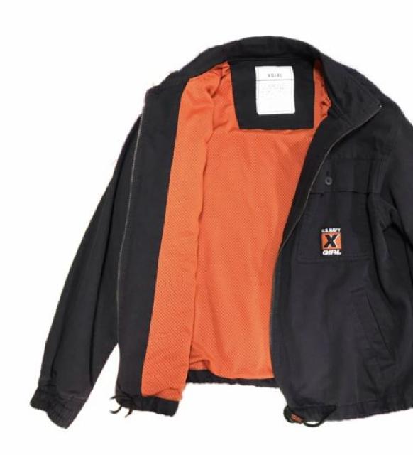 X-girlエックスガール〓ミリタリーZIPブルゾン〓ウォッシュブラック(L)新品〓 < ブランド X-girlエックスガール〓ミリタリーZIPブルゾン〓ウォッシュブラック(L)新品〓 < ブランドの